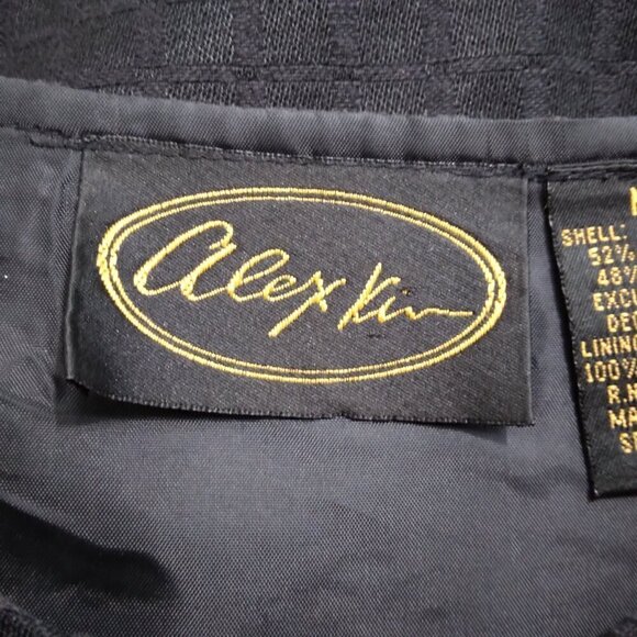 Alex Kim | Vintage Embroidered Sequin Jacket Black | Size M - Picture 7 of 10